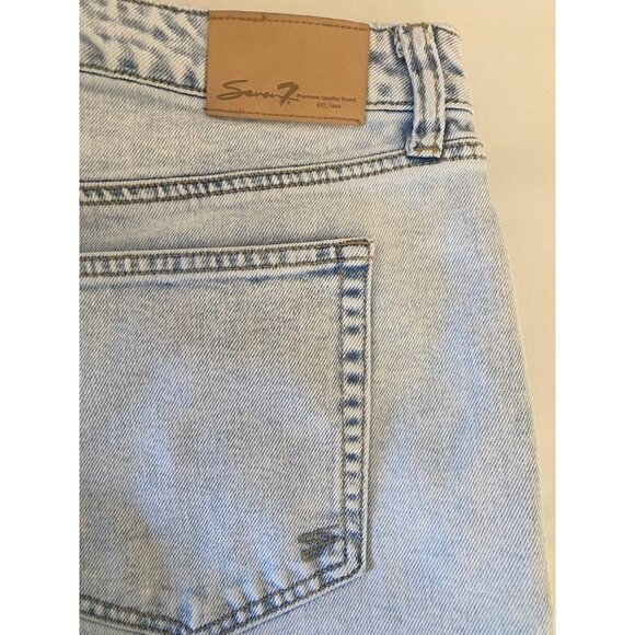 Seven7 Light Wash Women’s Straight Leg Slim Jeans Size 14 - Picture 6 of 6